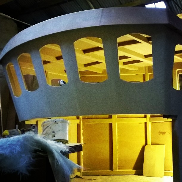 Fishing boat wheelhouse. New build.