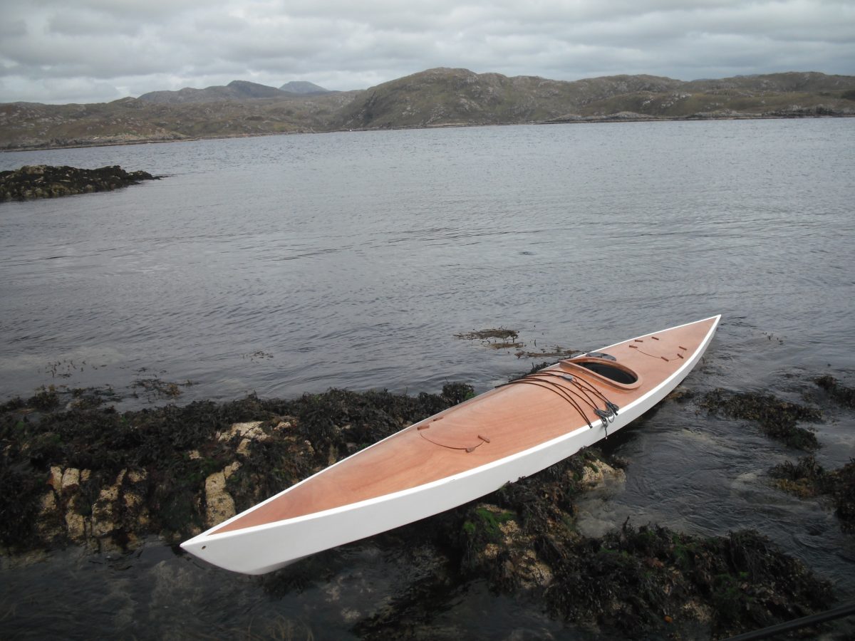 17.5' Sea Kayak. Plywood.